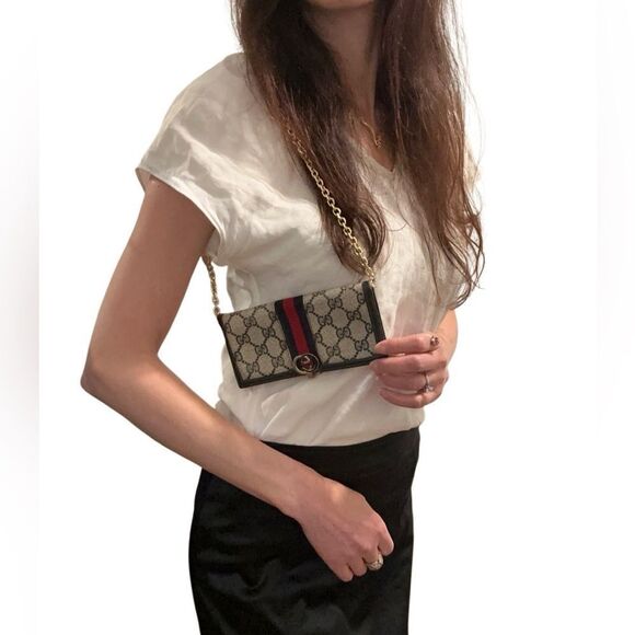 Gorgeous Gucci vintage Gg canvas and leather purse - Picture 15 of 15